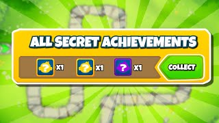 How To Get ALL Secret Achievements in BTD6 [upl. by Yuria]