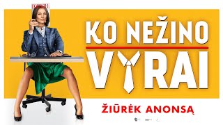 Lietuviška komedija KO NEŽINO VYRAI 2022  kinuose nuo rugsėjo 16 d  anonsas [upl. by Colbert3]