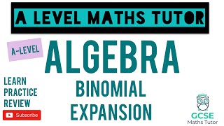 Binomial Expansion  Algebra  ALevel Maths Series [upl. by Nehtiek]