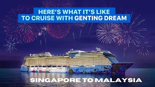 Whats inside a cruise🛳️  Genting dream  Singapore to malaysia  Singapore 58th national day [upl. by Arnulfo659]