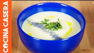 Vichyssoise o Crema de Puerros fría [upl. by Nuajed]