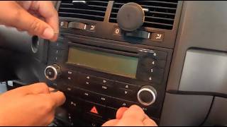 How To Install 7” Inch RNS Android Car Stereo System In Vw [upl. by Nrobyalc]