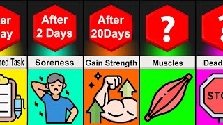 Timeline Comparison What If You did 100 Push Ups Everyday [upl. by Nomzaj]