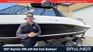 2021 Bayliner VR6 Walk Around Details With Bob [upl. by Oilla]