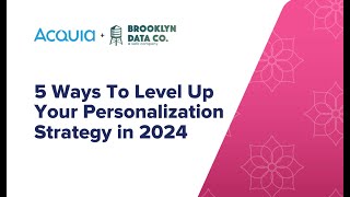 5 Ways to Level Up Your Personalization Strategy in 2024 [upl. by Norrab450]