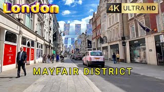 Mayfair London Exploring Exclusive Avenues in 4K60fps [upl. by Mcdermott]