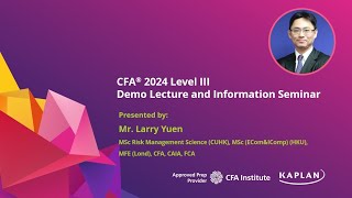 2017 CFA Level III study must know ALL [upl. by Yeclehc905]