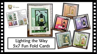 Lighting the Way 5x7 Fun Fold Cards with FREE PDF Download [upl. by Held591]