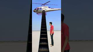 I going to market by helicopter 😀😀  Funny vfx magic video helicopter funny vfx [upl. by Aicul]