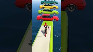 GTA 5 Epic Ragdolls Spider Man Jumps Fails [upl. by Los]