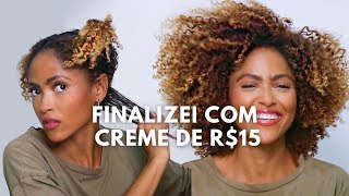 FINALIZEI MEU CABELO CRESPO COM SEDA BOOM [upl. by Castora]