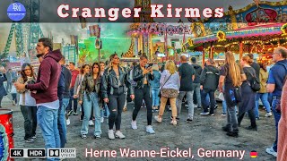 Cranger Kirmes 2023 tour on the closing day of the Cranger Kirmes in Herne in Germany 4k 60fps [upl. by Nobell]