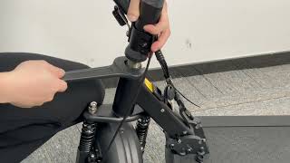 How to Fix a Wobbly HandlebarSteering Column on Your Electric Scooter [upl. by Mehitable]