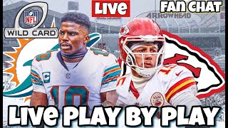 Kansas City Chiefs vs Miami Dolphins NFL Wild Card Game Live Stream [upl. by Nahallac]