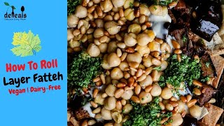 How To Layer Fatteh 🌱 Eggplant Fatteh [upl. by Klos421]