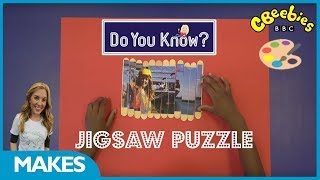 CBeebies  Do You Know  How to make a jigsaw [upl. by Airotel]