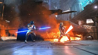 STAR WARS JEDI SURVIVOR Lightsaber Enemies Infighting [upl. by Eniarol770]