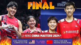 Final🇲🇾Hoo Pang RonCheng Su Yin VS 🇨🇳Feng Yan ZheHuang Dong Ping🔥 China Masters 2024 [upl. by Hanikas]