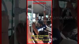 Pregonero de Caramelos en una Guagua de Cuba  CubaLlama [upl. by Ateiluj]