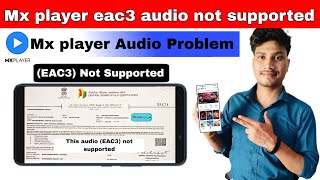 mx player eac3 audio not supported  this audio format eac3 is not supported mx player  aio 1870 [upl. by Asile]