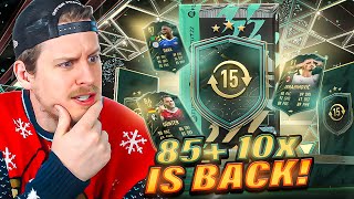 The BEST SBC ever 10x 85 X10 Upgrade Packs FIFA 22 Ultimate Team [upl. by Amocat]