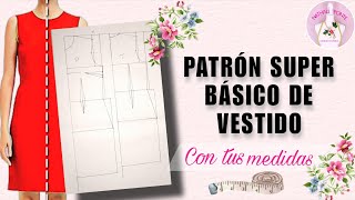 🌸PATRON BASE DE VESTIDO DE DAMA UNA SUPER CLASE ESPECIAL  Nathali Ponte [upl. by Bobbie]