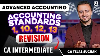 Accounting Standards  Ultimate Marathon  Part 1  CA Inter Nov 23  CA Tejas Suchak [upl. by Sillaw440]