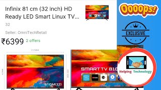 Unboxing Infinix 81 cm 32 inch HD Ready LED Smart Linux TV 2024 Edition 32Y1S [upl. by Miah431]