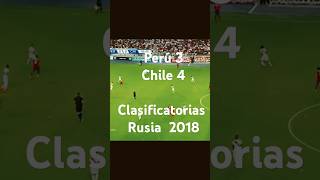 Chile 4  Perú 3  Clasificatorias Rusia 2018 [upl. by Aretak913]