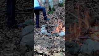 🏕️CAMPFIRE🌲🔥 foryou camping fyp nature viralvideo viralshorts trending trendingshorts [upl. by Atteselrahc]