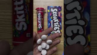 Smarties ad Skittles Bunnties asmr chocolate somelotsofcandiessweetland asmrchocolate candy [upl. by Akinnor601]