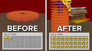 We Built The Most Powerful Gold Farm in Minecraft [upl. by Torin417]