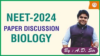 neet2024 biosolutions by AD SIR gurukulpathshala [upl. by Hakeem]