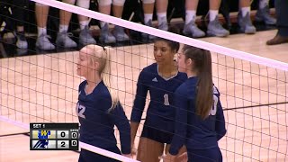 Girls High School Volleyball Champlin Park vs Wayzata Section volleyball [upl. by Ellenar241]