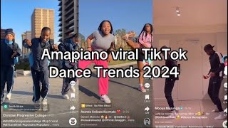 Best of Amapiano viral TikTok dance challenges  2024 🥵🔥😍 tiktok amapiano trending viral dance [upl. by Akeemaj178]