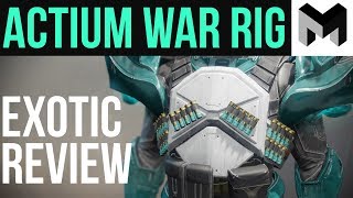 Increase Your Titan DPS Actium War Rig Exotic Review  Destiny 2 [upl. by Warga]