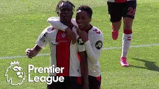 Kamaldeen Sulemana gives Southampton 32 lead over Liverpool  Premier League  NBC Sports [upl. by Harelda]