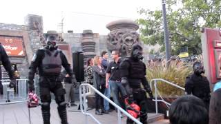 The Purge opening ceremonies at Universal Hollywood Halloween Horror Nights 2014 [upl. by Stead]