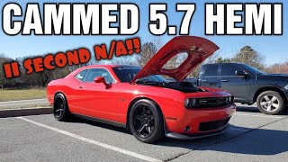 THIS 57 CAMMED CHALLENGER is LOUDER and FASTER than a 392 [upl. by Enelhtac976]