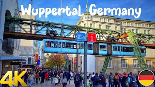 Wuppertal Germany walking tour 4K 60fps [upl. by Artsa938]