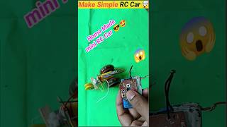 Ghar Par Mini Remote Control Car Kaise banaye 🤯😎 Simple RC Car dcmotorshortsrccar [upl. by Anaek625]