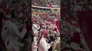 Qatar football fans at Al Bayt Stadium 17 Jan  AFC Asian Cup Qatar 2023™ [upl. by Tabby991]