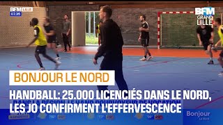 Jo Lille accueille les épreuves de Handball un sport populaire dans le Nord [upl. by Budd707]