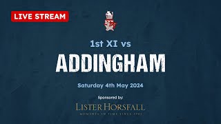 Ilkley CC 1st XI vs Addingham  LIVE STREAM  Saturday 4th May 2024 [upl. by Py332]