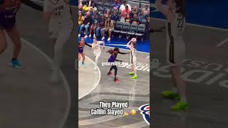 They Played Caitlin Clark Slayed caitlinclark wnba basketball [upl. by Mavis171]