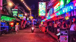 This Is CHAWENG Beach Road Nightlife Koh Samui 2023 [upl. by Loresz761]