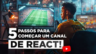 🚀Como Começar um Canal de React no Youtube em 2025 Passo a Passo Revelado [upl. by Eladal144]