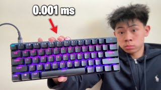 i tried the FASTEST Gaming Keyboard [upl. by Ettenotna657]