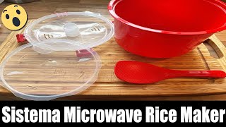 I Review The Incredible Sistema Microwave Rice Maker [upl. by Jair588]