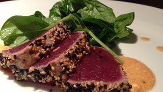 Seared Ahi Tuna Recipe [upl. by Calendre787]